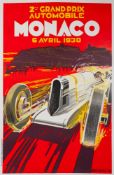A reproduction Monaco Grand Prix 1930 po