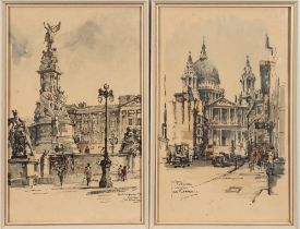 A group of assorted etchings, engravings