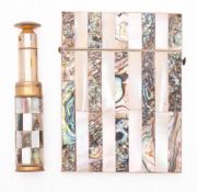 An early 20th century Mother of Pearl an