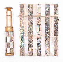 An early 20th century Mother of Pearl an