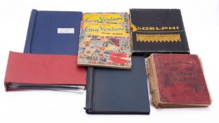 A collection of stamps in seven childhoo