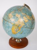 A Danish 12 inch 'Scan-Globe', with rel
