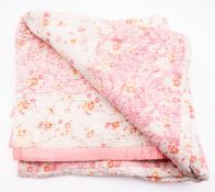 A 20th Century pink and white striped Du