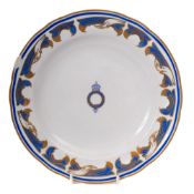 A dinner plate from the Royal Yacht Vict