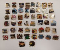 A Collection of fifty enamel badges comm