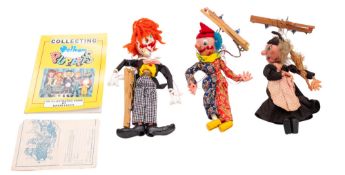 Three Pelham Puppets. Including Witch, C