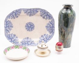 A mixed group of ceramics, comprising a