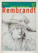 An art exhibition poster for Rembrandt -