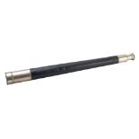 A leather cased single draw telescope by Heath & Co Ltd, London,