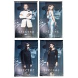 James Bond: Four large advertising posters for the film Spectre.
