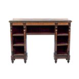 A late Victorian Aesthetic movement ebonised,