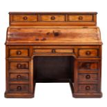 A Regency rosewood bureau,