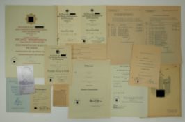 Urkundengruppe des Deutschen Kreuz in Gold Trägers Oberleutnant H.W., Adjutant I./ Grenadier-Regime