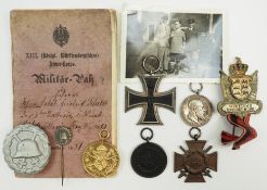 Württemberg: Nachlass eines Angehörigen des Feld-Artillerie-Regiment Nr. 13 aus Göppingen.