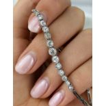 Antique Diamond Line Bracelet