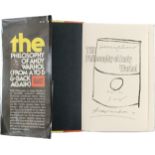 Warhol, Andy (1928 Pittsburgh - 1987 New York) - "The Philosophy of Andy Warhol (From A to B and Ba
