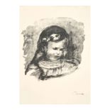 Pierre-Auguste Renoir (1841-1919); Claude Renoir, la tête baissée, from L'Album des Do...