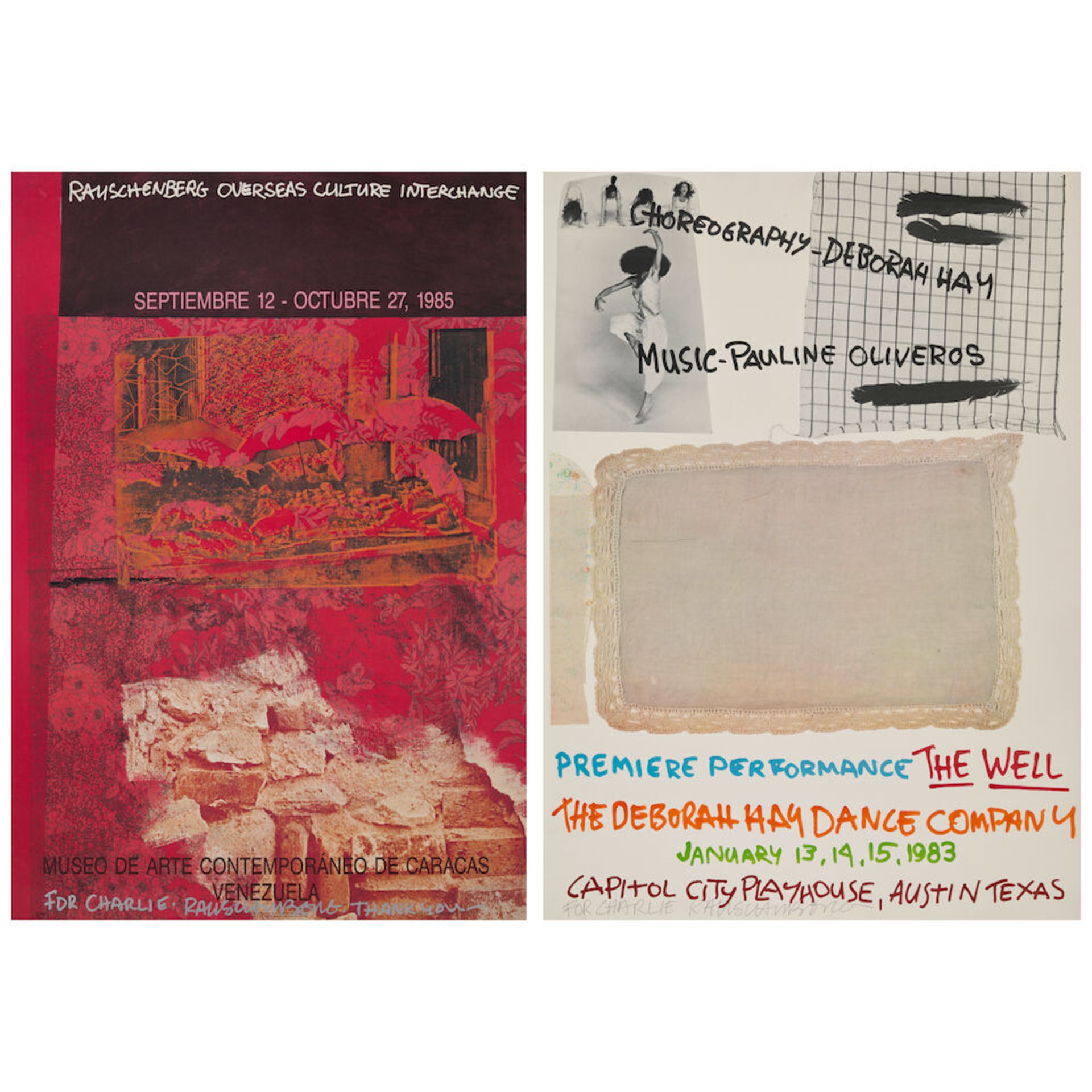 Robert Rauschenberg Roci Collection Robert Rauschenberg (1925-2008) Poster for ROCI Venezula; The Well ...