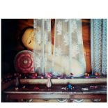 Laura McPhee (born 1958); Sleeping Buddha with Offerings of Hibiscus and Jasmine, Maha Vihara Te...