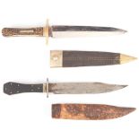 A BOWIE KNIFE AND A SHEFFIELD DAGGER,