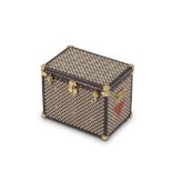 Louis Vuitton: a Damier Mini Malle Chapeaux 1895 Paperweight 2012 (includes booklet and box)