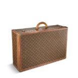 Louis Vuitton: a Monogram Alzer 70 Suitcase 1960s
