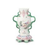 A very rare West Pans vase, circa 1764-70