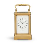 A late 19th century carriage clock timepiece Charles Frodsham & Co No. 19150.