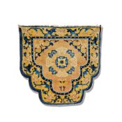 An unusual Chinese Throne/chair back 65.5cm x 64 cm