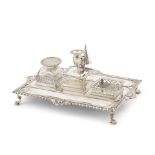 A Victorian silver inkstand Charles Stuart Harris, London 1894