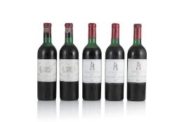 Château Margaux, 1967 (2 x 750ml) Château Latour, 1967 (3 x 750ml)