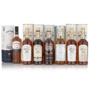 Bowmore Darkest (1 bottle, 750ml) Bowmore Signatory Vintage The Un-Chillfiltered Collection 11 Y...