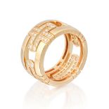 BULGARI: DIAMOND-SET 'PARENTESI' RING