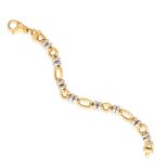 ASPREY & GARRARD: GOLD BI-COLOURED BRACELET