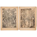 Albrecht Dürer (1471-1528); Two Woodcuts from The Large Passion;