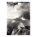 Ansel Adams (1902-1984); Half Dome from Glacier Point, Thunderstorm, Yosemite National Park, Cal...