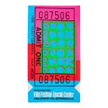 Andy Warhol (1928-1987); Lincoln Center Ticket;