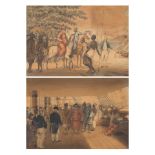 Gabriel Bray (British, 1746-1823) The King of Barra arrives to embark in a boat sent from the Pa...
