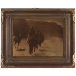 An Edward S. Curtis orotone, 'The Vanishing Race'