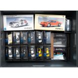 Assorted boxed 1:18 and 1:43 scale models by Autoart, ((21))