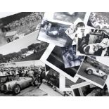 A quantity of photographs of pre-War Mercedes-Benz and Auto Union 'Silver Arrows' racing, ((Qty))
