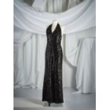 Christian Dior (attribué à), collection Haute Couture, circa 1970. Ensemble du soir jum...