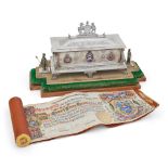 A George V presentation silver casket to Lord Carson By Gibson & Co Ltd, Donegal Place, Belfast,...