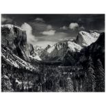 Ansel Adams (1902-1984); Yosemite Valley from Inspiration Point, Winter, Yosemite National Park,...