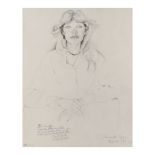 DON BACHARDY (B. 1934) Portrait of Samantha Eggar 23 3/4 x 19 in (60.3 x 48.3 cm) (Executed in 1...
