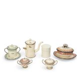 Six Wedgwood Queen's Ware Items, England, late 18th/early 19th century,