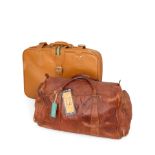 Terence Stamp: A Selection of Personal Brown Leather Bags, 4