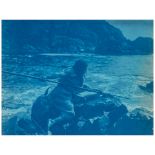 A Trove of Original Edward Curtis Cyanotypes. CURTIS, EDWARD S. 1868-1952. Selected Cyanotypes,...