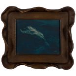 Edward Curtis Blue-Toned Gelatin Silver Print. CURTIS, EDWARD S. 1868-1952. Floating Aphrodite,...