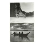 Edward Curtis Unfinished Orotones. CURTIS, EDWARD S. 1868-1952. A group of 24 unfinished 8x10 ...
